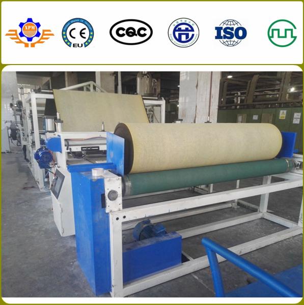 Hot Melt Plastic Film Carpet Coating Machine PVC TPE TPR Backing Line