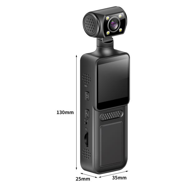 1.3-inch 4K high definition sports digital 180 degrees mini pocket camera M12