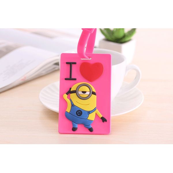 Fashion Custom 3D soft silicone luggage name tag/ rubber bag label tag/ pvc luggage tag