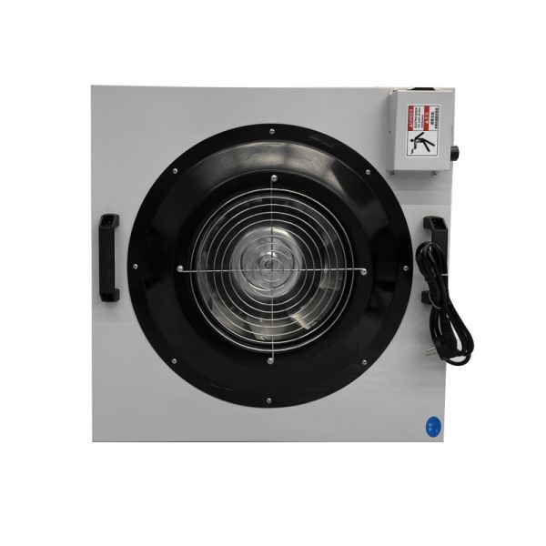 Aluminized Zinc Plate Fan Filter Unit with HEPA Air Speed 0.45-0.75m/s and 2 Years Warranty for Cleanroom Equipment