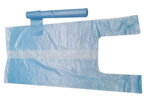 Reusable and Recyclable Supermarket T Shirt Trash Can Bags Singlet Shopping Bags Grocery Vest Carrier Bags on a Roll