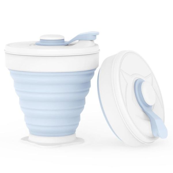 Travel Silicone Collapsible Coffee Cup Food Grade Material For Camping Hiking