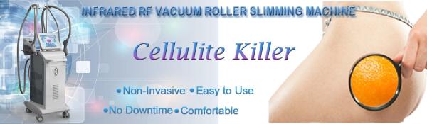 CE approval anti-aging body slimming beauty equipment rf vacuum roller massage machine