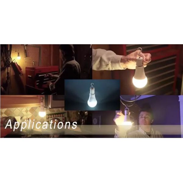 7W 9W 12W Intelligent Emergency Rechargeable Led Bulb With Built - In Battery