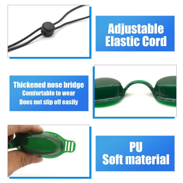 2024 Hot Sale High Quality Sunbathing Goggles Soft Silicone Eyepatch Adjustable Eyewear Protection Beauty IPL-Laser Eyecup