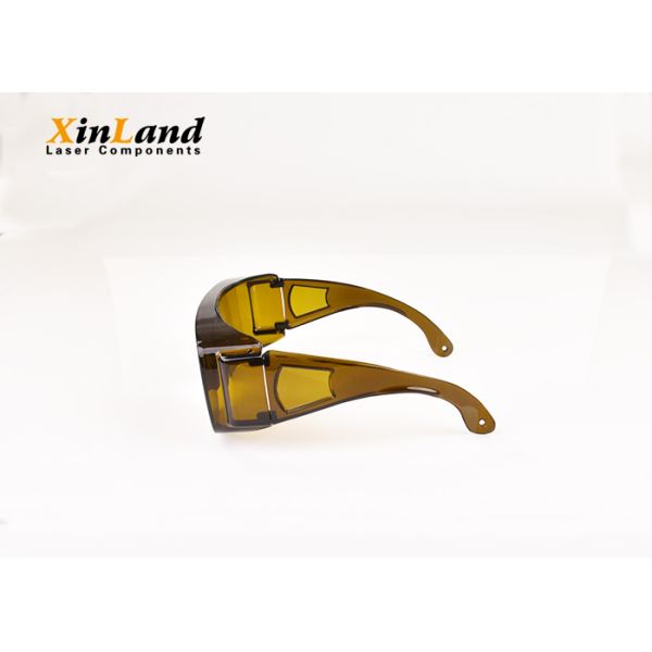 190~420&850~1300nm Yellow Laser Eye Protection Safety Glasses for YAG 1064nm Laser and Fiber Laser Machine