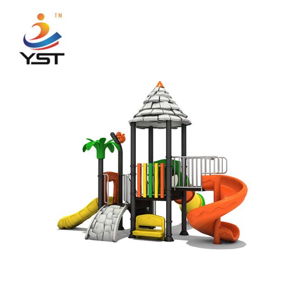 Сада оборудования скольжения спортивной площадки детей YST-19117 статическое пластикового на открытом воздухе анти-