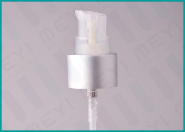 15mm - 24mm Makeup Foundation Pump Dispenser With Silver Aluminum Sheathed