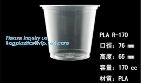 PLA compostabale Cup, PET Cup, PP Cup, PS Top Snack Cup Straw, Food Takeout Box, Salad Plastic Bowl Pulp