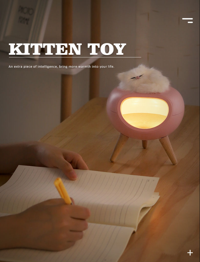 1200mAh Atmosphere Bedroom LED Night Light 145x138x136mm USB Charging