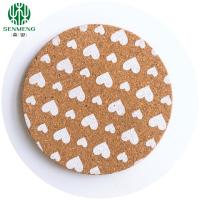 Wholesale Round Cup Mat Customized Advertising Coasters Eco Friendly Cork Coaster