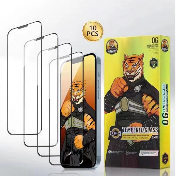 Anti Static Transparent Screen Protector No Fingerprint 0.4mm For Iphone 14