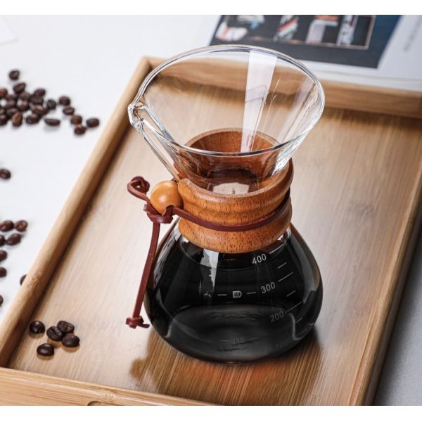 Borosilicate Glass Cafetiere French Press Manual Pour Coffee Maker 800ml Europe Design
