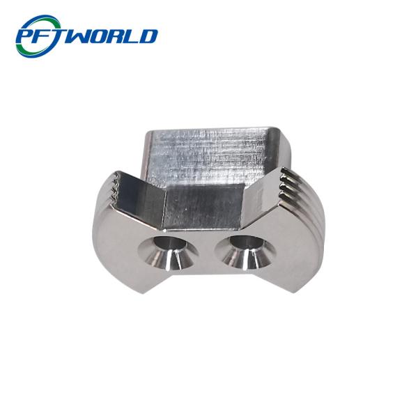 Superfície de aço inoxidável de trituração de gerencio da escova das peças do CNC do metal do titânio