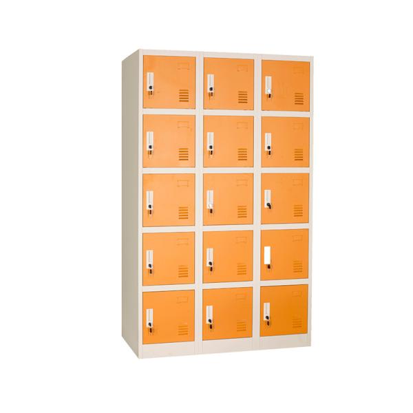 Segurança Lockable impermeável 15 cacifos do metal de Digitas da porta para a piscina