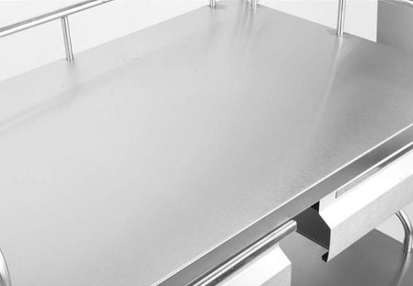 Stabilized Stainless Steel Medical Surgery Cart Clinic Infusion Car Beauty Salon Shelf