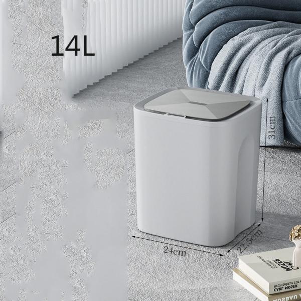 Smart Sensor Ipx5 Waterproof Trash Bin Small Plastic Touchless Trash Can