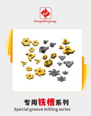 Plaquettes de fraisage CNC Wc-Co Revêtement PVD HY327R06-12220-R1.1 HYB208A Acier inoxydable et matériaux difficiles à usiner