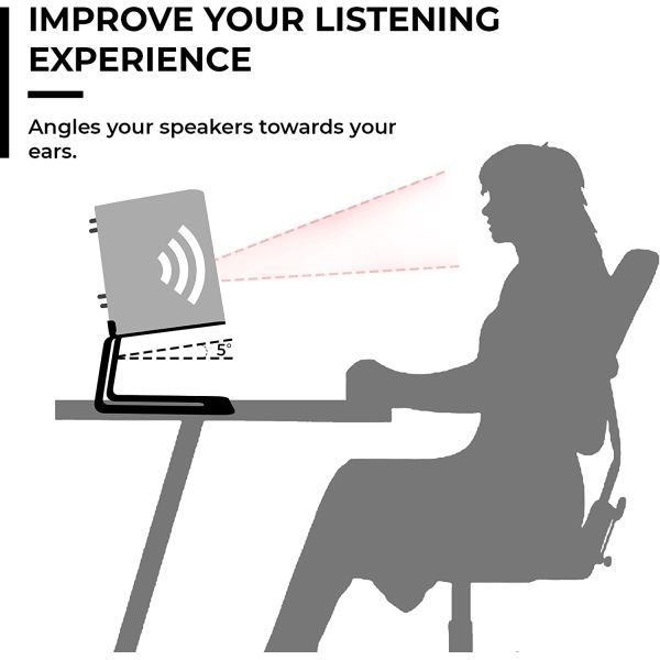 Профессиональная металлическая/алюминиевая несложная стойка для белого монитора студии