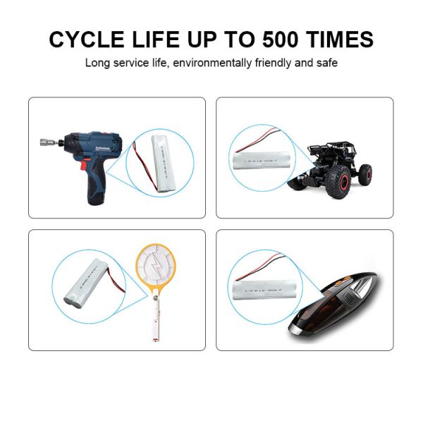 4.8v Никель-кадмиевая батарея 1200mAh 1500mAh Nicd батарея