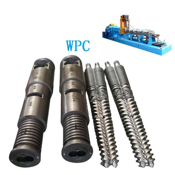 Spray Welding Single Extruder Screw And Barrel For PVC Extrusion