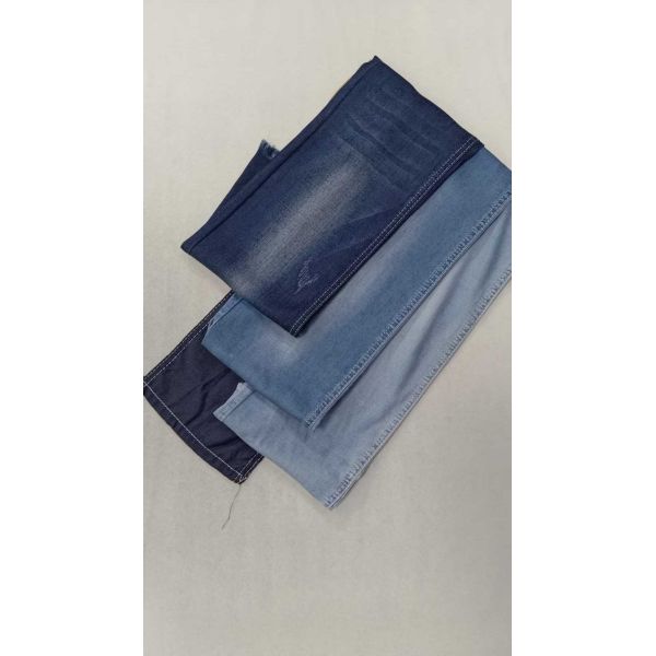 71% Lycell 5.8 oz Indigo oscuro con anchura completa 69/71 construcción 21+SB21*T400 twill Tejido de denim JSD2037 para mayoristas