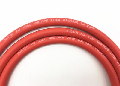 5 / 16 a polegada W.P 300PSI vermelha alisam a mangueira de ar/tubulação de borracha de superfície para o gás do LPG