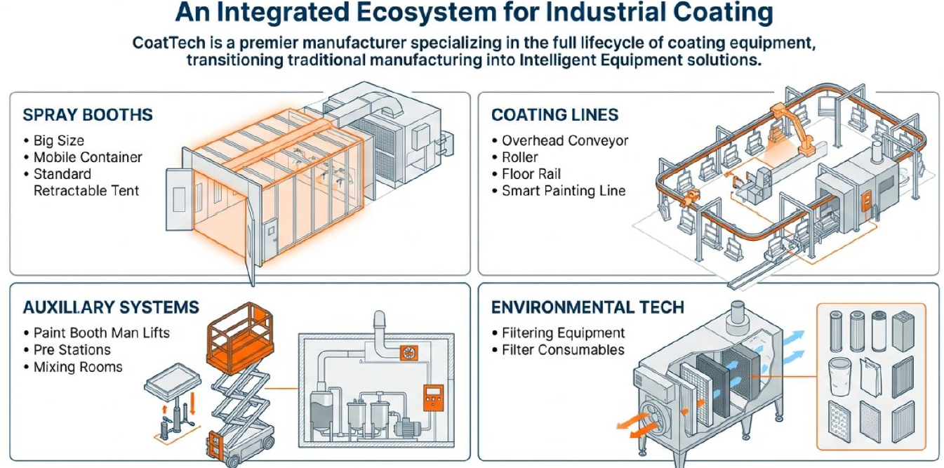 Integrated Automated Powder Coating Lines | Modular Finishing Systems