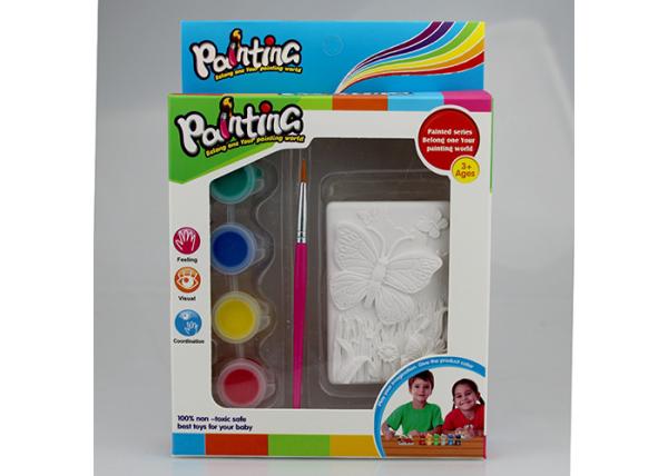 Arts And Crafts DIY Plaster Painting Kits For Christmas Gift 4 Colors EN71 8P ASTM HR4040
