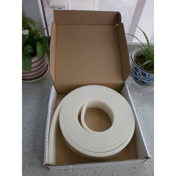 20mm Textiles Silk Screen Squeegee Rubber Polyurethane White Elasticity