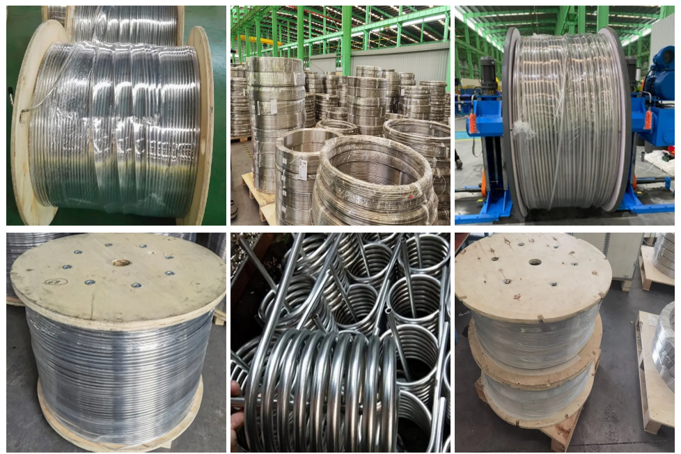 3003-H14 Alloy Coil Tube Aluminum Pipe With 9.52mm OD And 0.8mm Wall For Heat Exchanger Refrigeration