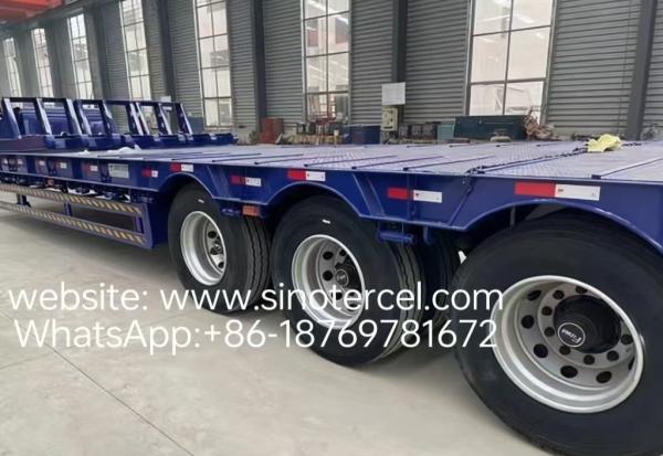 Low Bed Semi Trailer With Mechanical Suspension