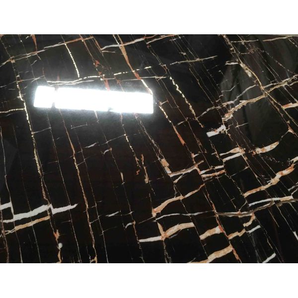 400x800mm отполировали застекленные плитки, линию плиток пола стены фарфора 6pcs/ctn 7.8mm золотую