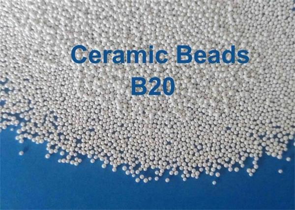 Meios de sopro cerâmicos ZrO2 60 - 66% B20 da zircônia alta da dureza, B60, B120, material do pré-tratamento da superfície B205