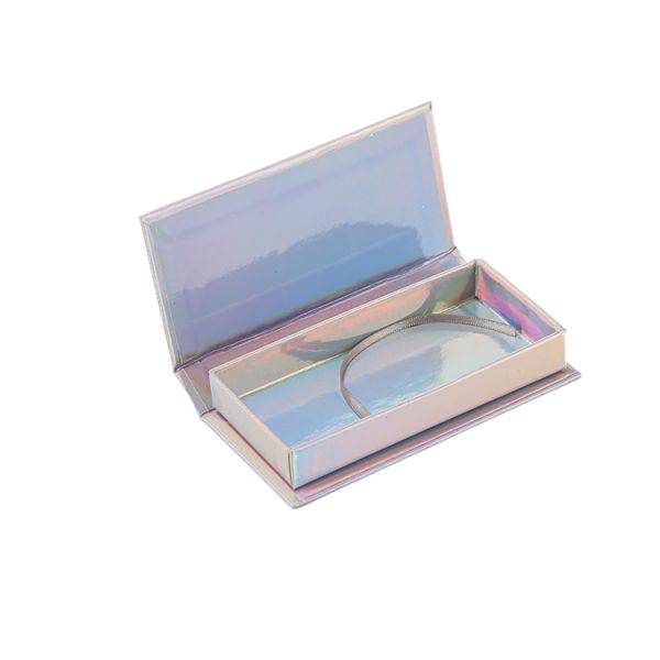 CMYK Custom Marble Printed Non-Toxic Empty False Eyelash Packaging Box for Eyelashes