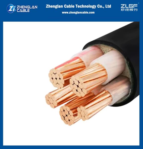 Copper Conductor XLPE Insulated PVC Sheath 0.6/1KV CU/XLPE/PVC Multicore Cable 16mm2 5 Cores Copper Cable 5x16mm2