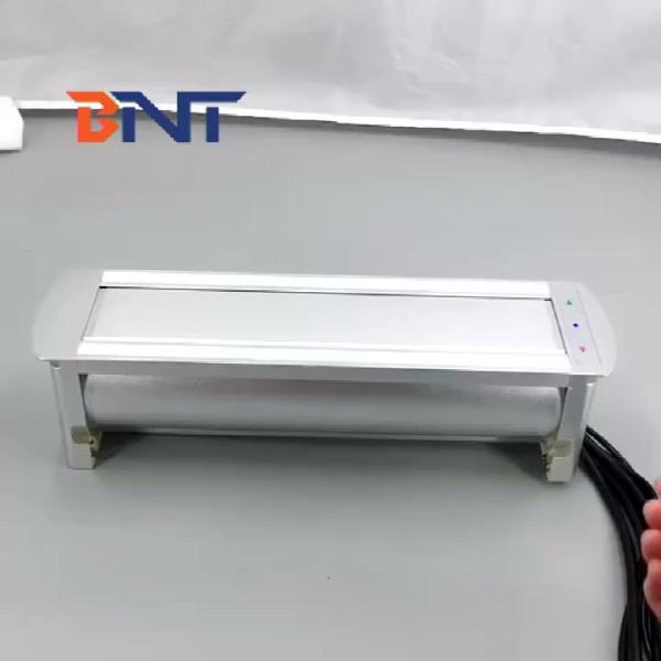 Customized supported popular motorized flip up desk mounted socket with EU plug