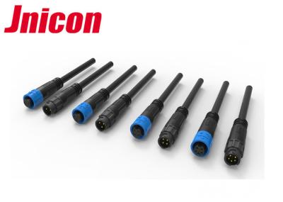 IP67 azuis e pretos Waterproof o conector moldado com o adaptador do fio 10A 300V