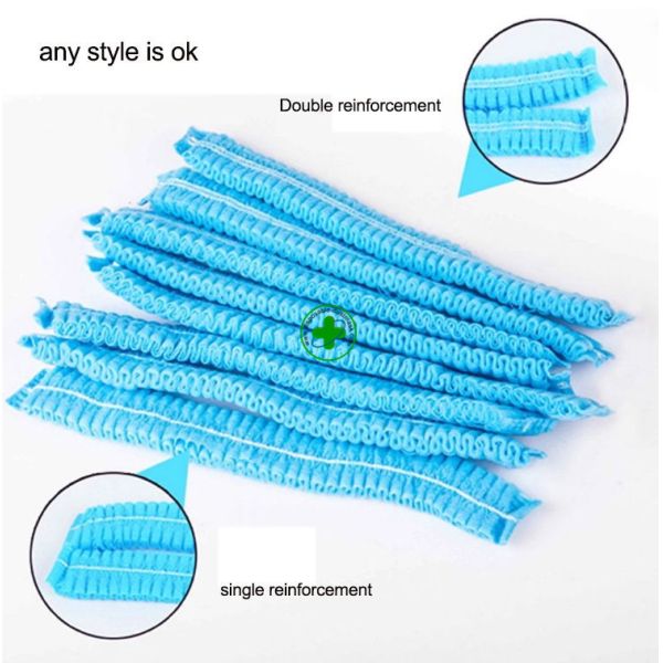 Non Woven Fabric Disposable Protective Suit Hospital Medical Surgical Nursing Cap