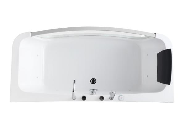 Modern Design 3 Person Massage Bathtub With Led Glass Door