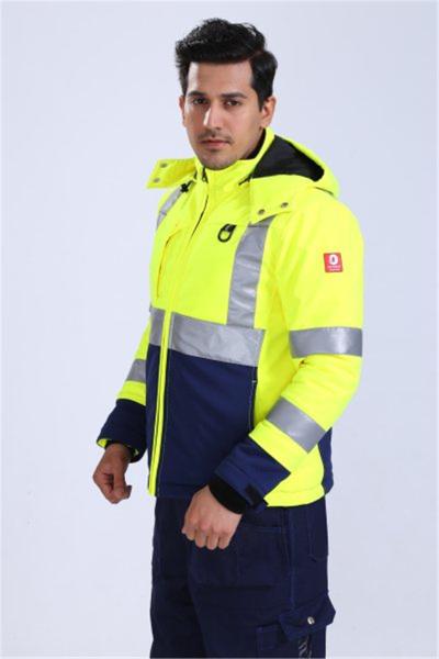 HIVIS Cold Weather Workwear 290gsm Outshell Hi Vis Winter Jacket
