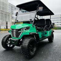 Carrinho de golfe personalizável com várias opções de assentos 4 lugares Bateria avançada de íons de lítio