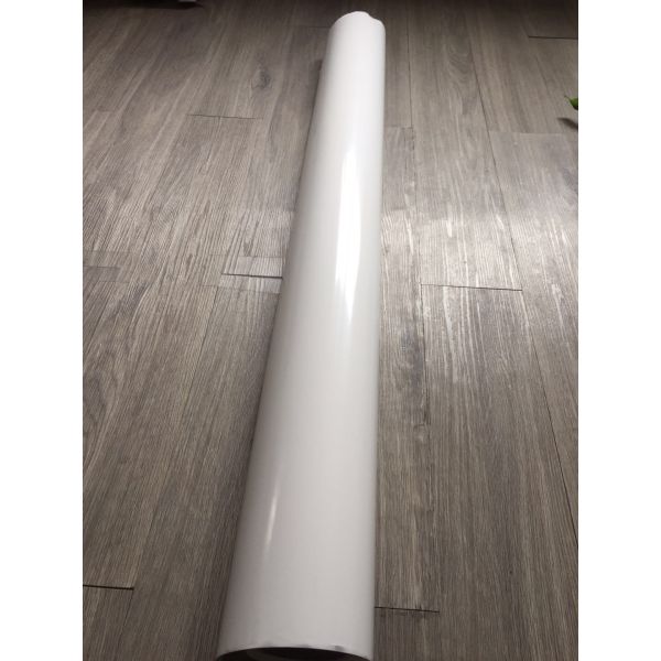 白い印刷できるステッカー ポリ塩化ビニールの支払能力がある/環境溶媒印刷のための自己接着ビニールのステッカー（100ミクロン140のGSM）