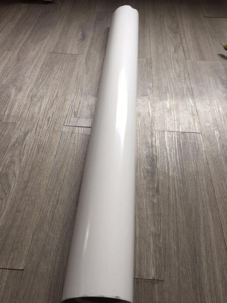 Etiqueta autoadesiva do vinil do PVC da etiqueta imprimível branca (100 mícrons 140 G/M) para a impressão solvente/solvente