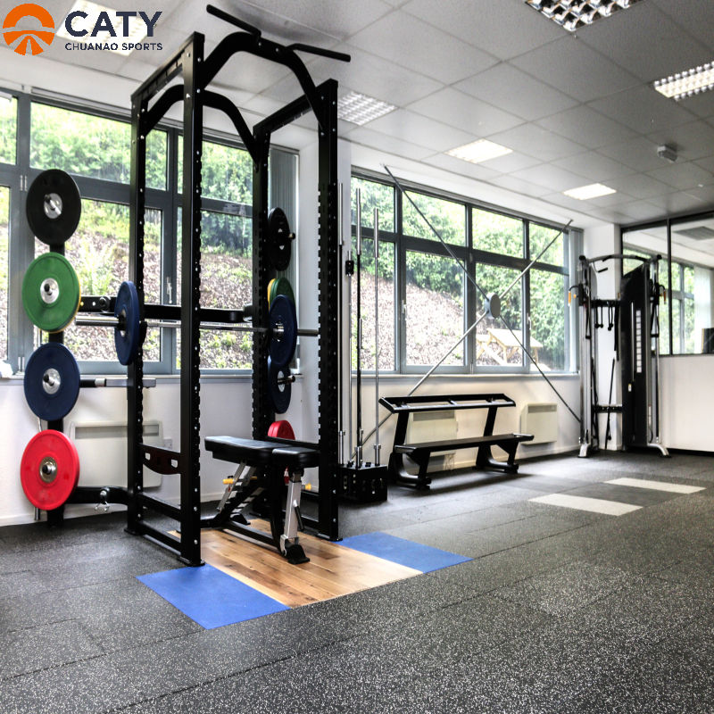 Customized Premium Rubber Tile with EPDM and SBR Materials - Offering Safe and Comfortable Fitness Training Experience