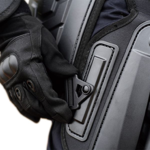 FOX-101 Военный полный пластиковый костюм против беспорядков Армейская полиция