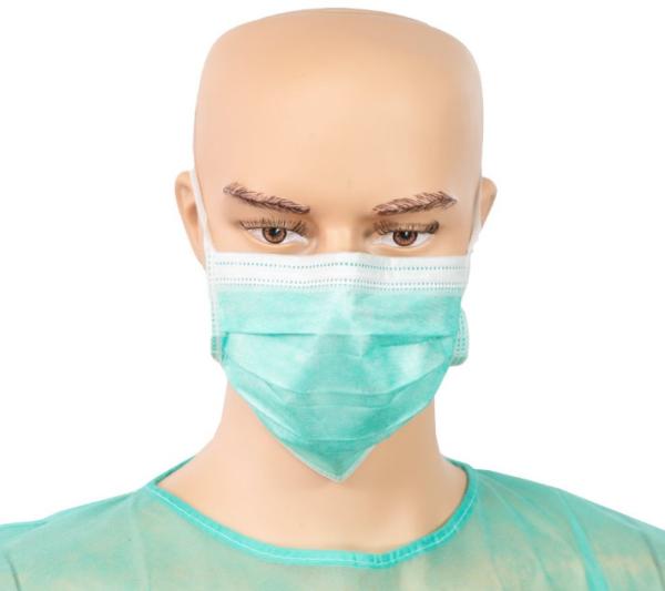 Surgical Disposable Protective Face Mask 3 Ply With Ties ISO14385 Certified