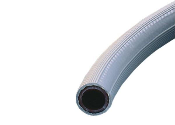 Ribbed Cover PVC Spray Hose / Flexible Fiber Braided Reinforced Air Gas Pipe Tube