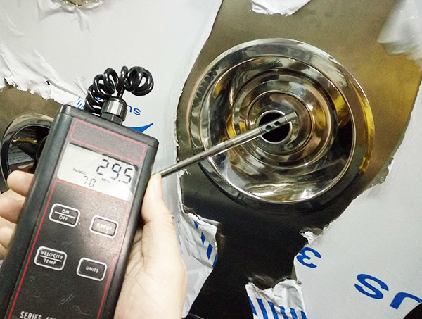 High Standard Automatic Stainless Steel Air Shower One Peronal With Exit Door Locked