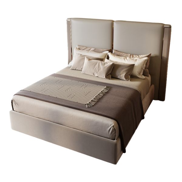 Manufacturer Customization High Quality Italian Design Luxury Bedroom Furniture Hotel Villa Bedroom Bed